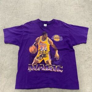 Vintage Salem Sportswear Lakers Magic Johnson T-Shirt